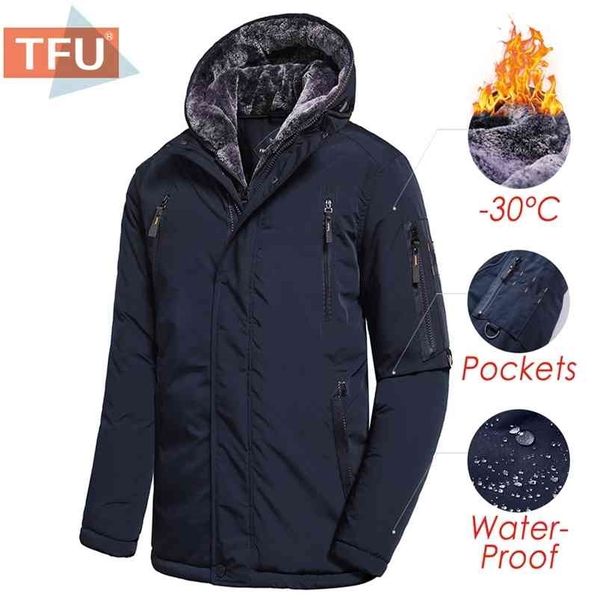 men winter casual long thick fleece hood waterproof parkas jacket coat men outwear fashion pockets parka jacket 58 plus 210913, Black
men winter casual long thick fleece hood waterproof parkas jacket coat men outwear fashion pockets parka jacket 58 plus 210913, Black