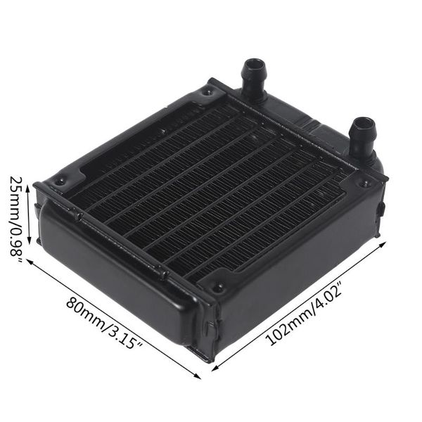 fans & coolings g1/4 thread 80mm pc water heat exchanger computer aluminum radiator sink for cooling system
fans & coolings g1/4 thread 80mm pc water heat exchanger computer aluminum radiator sink for cooling system