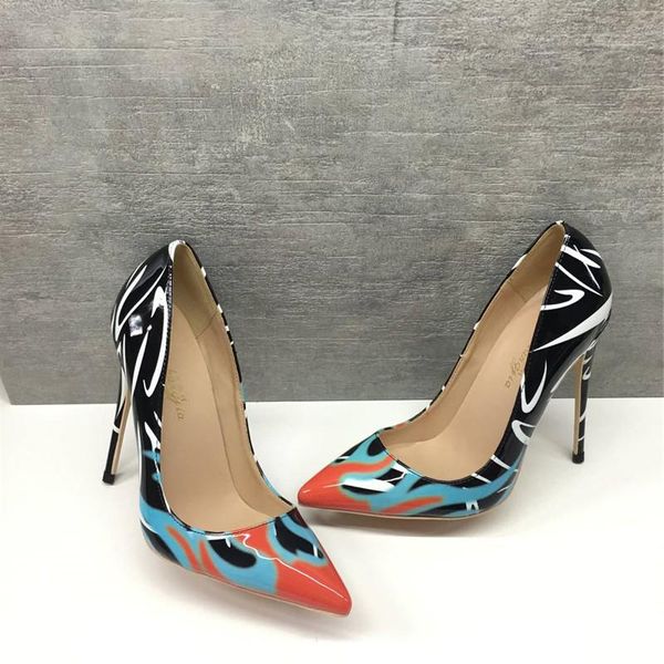 dress shoes 2021 spring est fashion graffiti colorful women pumps high heels wedding party stilettos 12cm mixed color catwalk, Black
dress shoes 2021 spring est fashion graffiti colorful women pumps high heels wedding party stilettos 12cm mixed color catwalk, Black