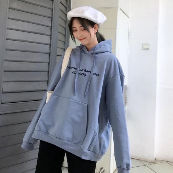 women's hoodies & sweatshirts harajuku women hooded autumn winter harbor flavor vintage chic plus velvet jacket korean wind ins overhea, Black
women's hoodies & sweatshirts harajuku women hooded autumn winter harbor flavor vintage chic plus velvet jacket korean wind ins overhea, Black