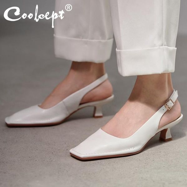 sandals coolcept design women high heel real leather square toe summer fashion shoes footwear size 34-39, Black
sandals coolcept design women high heel real leather square toe summer fashion shoes footwear size 34-39, Black