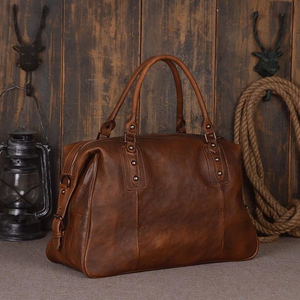 duffel bags 1pcs leather travel bag handmade sassafre men's and women's hand luggage real single shoulder oblique
duffel bags 1pcs leather travel bag handmade sassafre men's and women's hand luggage real single shoulder oblique