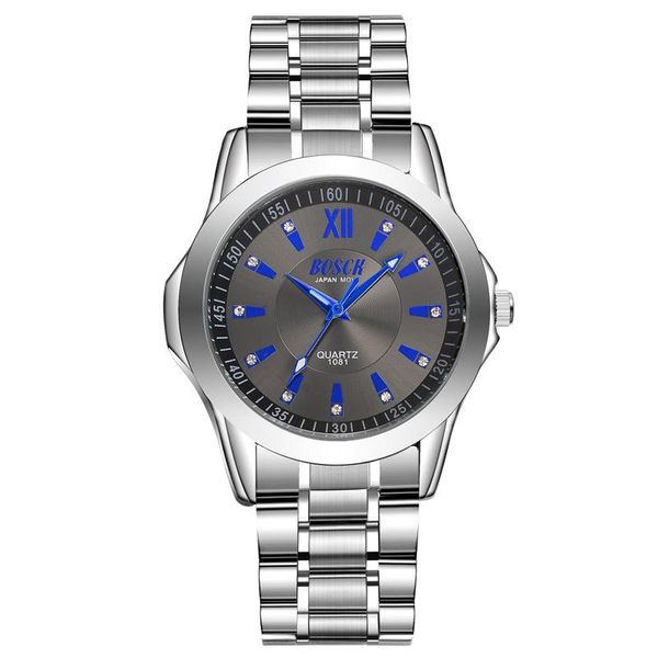 wristwatches men's watch steel sports leisure waterproof quartz luminous man clock relogio masculino, Slivery;brown
wristwatches men's watch steel sports leisure waterproof quartz luminous man clock relogio masculino, Slivery;brown