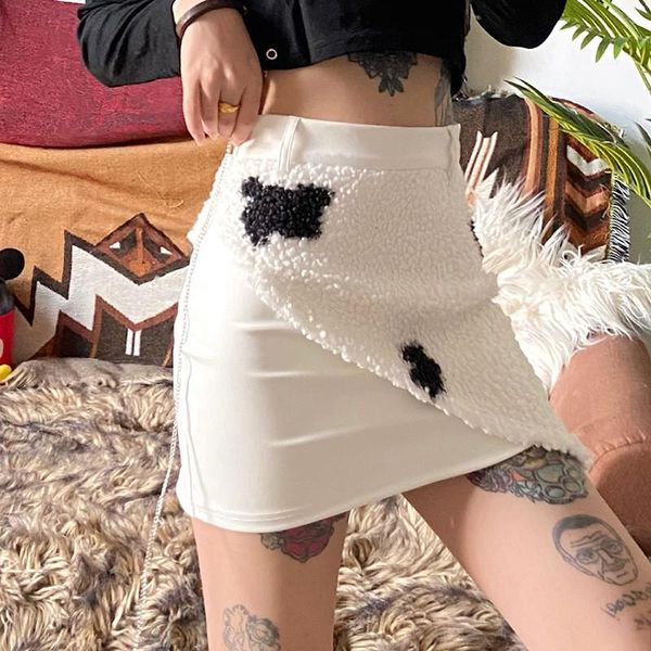 skirts women asymmetric hem wraps stylish fashion street fuzzy fleece print patchwork slim high waist bodycon mini skirt, Black
skirts women asymmetric hem wraps stylish fashion street fuzzy fleece print patchwork slim high waist bodycon mini skirt, Black