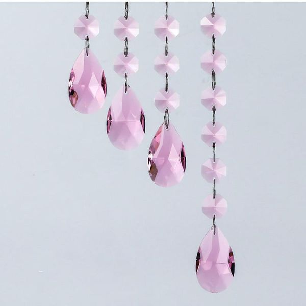 10pcs pink crystal octagon beads with 38mm glass chandelier crystal pendant for lamp part & home garden decoration
10pcs pink crystal octagon beads with 38mm glass chandelier crystal pendant for lamp part & home garden decoration