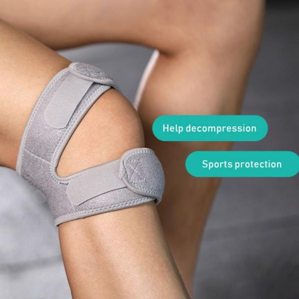 exercise silicone patella band pressure protection patella running mountaineering breathable kneepad fitness band, Black;gray
exercise silicone patella band pressure protection patella running mountaineering breathable kneepad fitness band, Black;gray