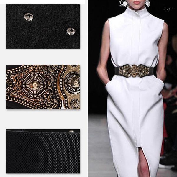 belts 1 pc fashion vintage plus size corset belt black leather waist for women wide elastic big femme dress style 20211, Black;brown
belts 1 pc fashion vintage plus size corset belt black leather waist for women wide elastic big femme dress style 20211, Black;brown