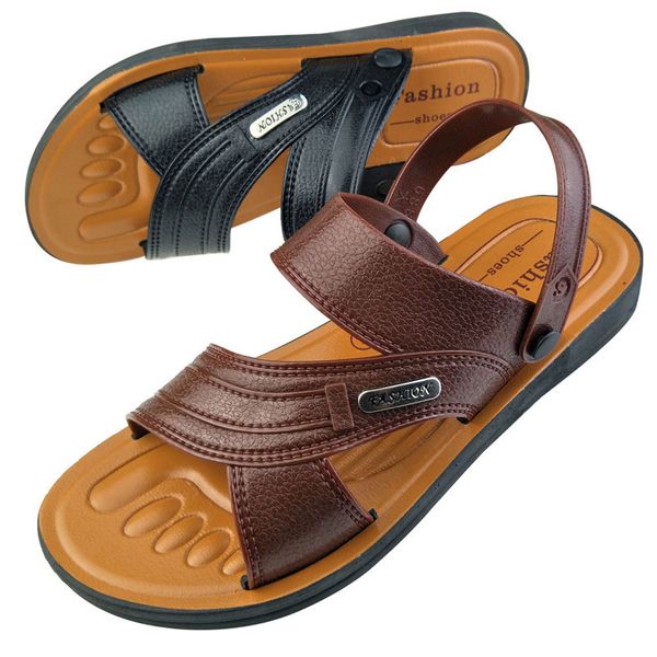 random men summernew antislip fashion coran beach dual purpose sandals and slippers with exposed toespvcsandals, Black
random men summernew antislip fashion coran beach dual purpose sandals and slippers with exposed toespvcsandals, Black