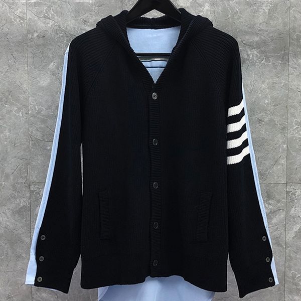 dongguan daizhiying tb knitted cardigan hooded spring and autumn long sleeve leisure trend college coat, Black
dongguan daizhiying tb knitted cardigan hooded spring and autumn long sleeve leisure trend college coat, Black