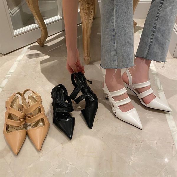 dress shoes women's sandals high heels fashion 2021 ladies pointed toe slides party female thin women pumps, Black
dress shoes women's sandals high heels fashion 2021 ladies pointed toe slides party female thin women pumps, Black