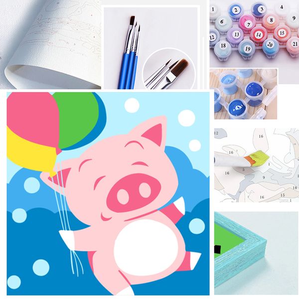 kid diy digital hand-painted oil painting parent-child interactive cartoon animal hand painting includes brushes and pigments
kid diy digital hand-painted oil painting parent-child interactive cartoon animal hand painting includes brushes and pigments