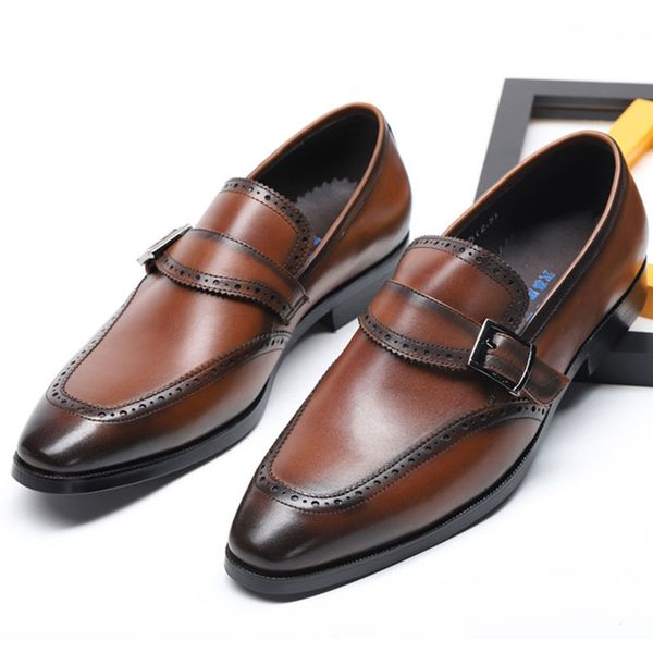 fashion mens dress shoes buckle strap slip on genuine leather gentleman mens formal shoes business wedding derby shoes f47, Black
fashion mens dress shoes buckle strap slip on genuine leather gentleman mens formal shoes business wedding derby shoes f47, Black