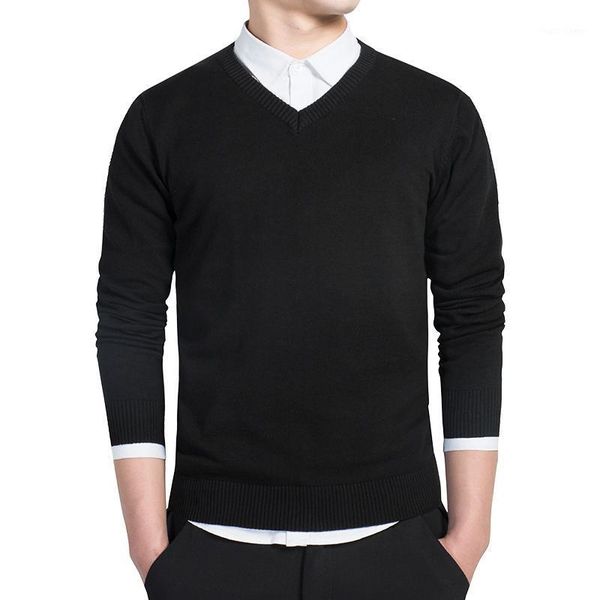 sweater men casual v-neck pullover men slim long sleeve mens sweaters knitted pull homme 2020 autumn sweater black clothing1, White;black
sweater men casual v-neck pullover men slim long sleeve mens sweaters knitted pull homme 2020 autumn sweater black clothing1, White;black
