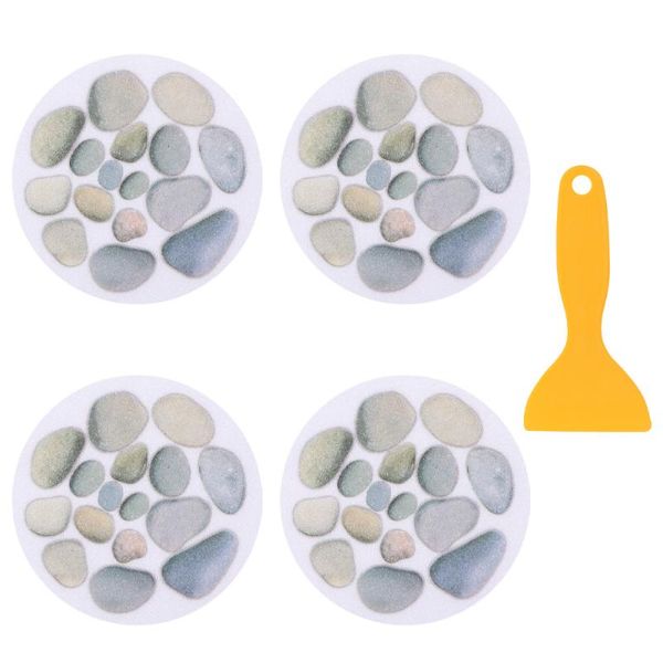 bath mats 4pcs bathroom anti-slip stickers diameter 15cm stone pattern bathtub slip prevention decals self-adhesive tub pasters w
bath mats 4pcs bathroom anti-slip stickers diameter 15cm stone pattern bathtub slip prevention decals self-adhesive tub pasters w