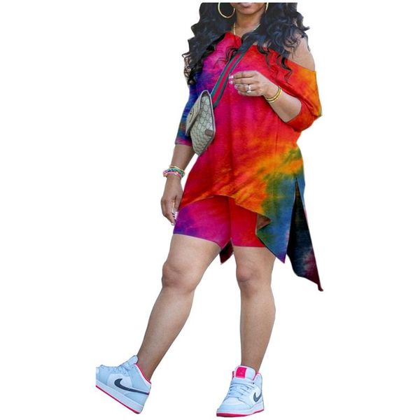 women's tracksuits women two piece outfits shorts set streetwear t-shirts and casual sets summer clothes tie dye 2 2021, Gray
women's tracksuits women two piece outfits shorts set streetwear t-shirts and casual sets summer clothes tie dye 2 2021, Gray