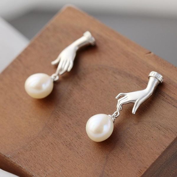 dangle & chandelier authentic 925 sterling silver jewelry handmade creative natural freshwater pearl in the palm fashion women long earrings
dangle & chandelier authentic 925 sterling silver jewelry handmade creative natural freshwater pearl in the palm fashion women long earrings