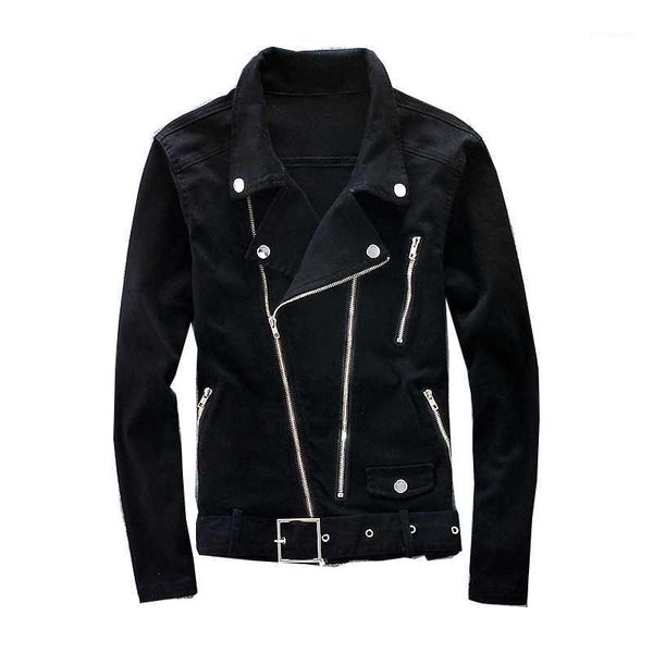 men's jackets 2021 fashion denim jacket multi-zip belt jeans punk fitted streetwear, Black;brown
men's jackets 2021 fashion denim jacket multi-zip belt jeans punk fitted streetwear, Black;brown