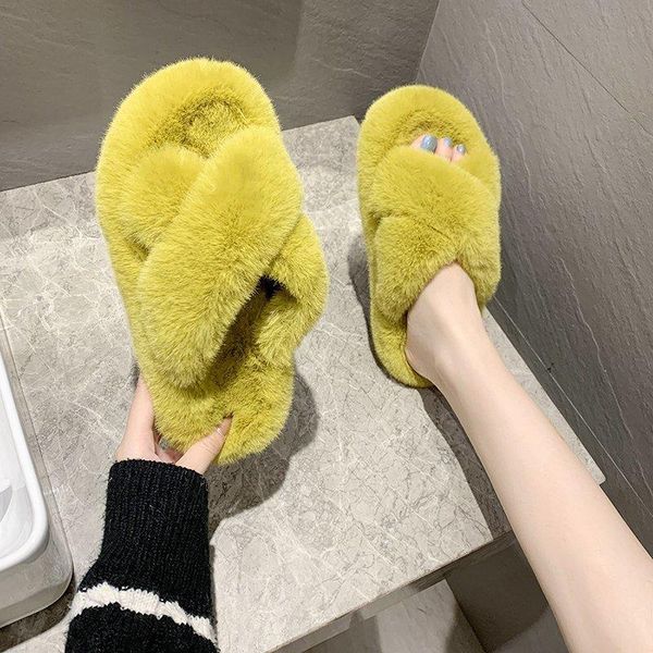 slippers fashion winter shoes for women cross furry flat soft comfortable indoor solid colors warm fur amazing, Black
slippers fashion winter shoes for women cross furry flat soft comfortable indoor solid colors warm fur amazing, Black