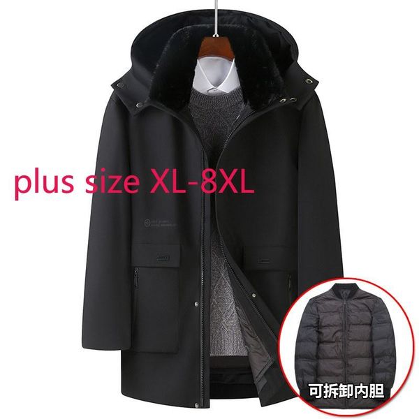 men's down & parkas arrival detachable liner autumn winter men stand collar hooded jacket two piece set plus size -7xl 8xl, Black
men's down & parkas arrival detachable liner autumn winter men stand collar hooded jacket two piece set plus size -7xl 8xl, Black