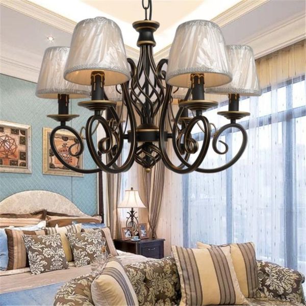 european wrought iron chandelier fashion lustre vintage 6/8 lighting fixtures black home lighting e14 mid century chandelier
european wrought iron chandelier fashion lustre vintage 6/8 lighting fixtures black home lighting e14 mid century chandelier