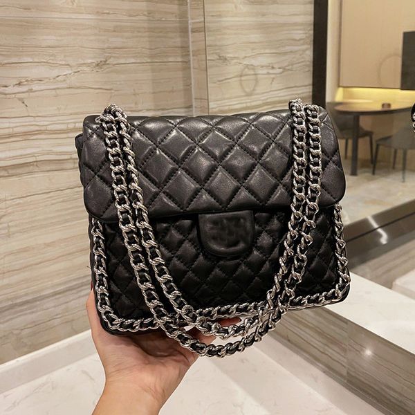 25c vintage classic flap bags quilted brave around bag silver metal hardware large capacity matelasse chian cross body shoulder designer lux
25c vintage classic flap bags quilted brave around bag silver metal hardware large capacity matelasse chian cross body shoulder designer lux