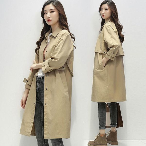 windbreaker women's middle long 2021 new loose casual temperament goddess coat small popular spring and autumn coat, Tan;black
windbreaker women's middle long 2021 new loose casual temperament goddess coat small popular spring and autumn coat, Tan;black