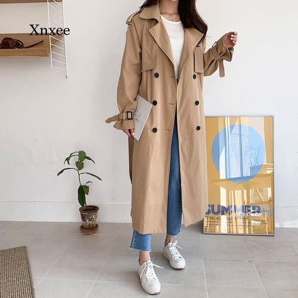 women's trench coats winter long windbreaker womens oversized cotton overcoats loose fashion autumn clothing, Tan;black
women's trench coats winter long windbreaker womens oversized cotton overcoats loose fashion autumn clothing, Tan;black