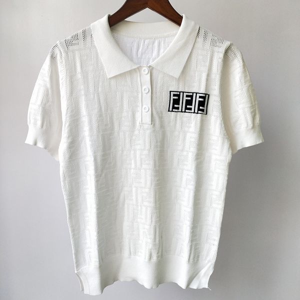 59% off factory outlet store summer jacquard lapel short sleeve knitted for women, White;black
59% off factory outlet store summer jacquard lapel short sleeve knitted for women, White;black