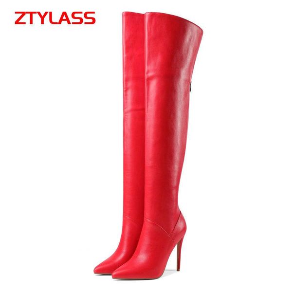 boots women pu leather thin high heel over the knee fashion poined toe zipper long autumn winter shoes, Black
boots women pu leather thin high heel over the knee fashion poined toe zipper long autumn winter shoes, Black