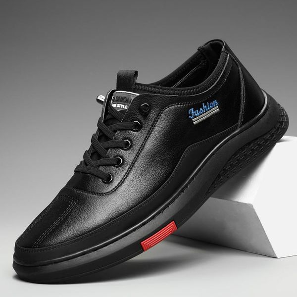 dress shoes men leather casual fashion soft business sports designer sneakers laces comfort man driving, Black
dress shoes men leather casual fashion soft business sports designer sneakers laces comfort man driving, Black