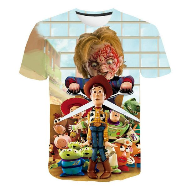 2020 fashion new t-shirt boys and girls short sleeve clown t-shirt childrens animation personality 3d printed t-shirt, Blue
2020 fashion new t-shirt boys and girls short sleeve clown t-shirt childrens animation personality 3d printed t-shirt, Blue