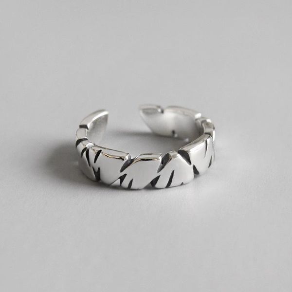 cluster rings women's 5.7mm ins jewelry authentic s925 sterling silver fine retro irregular geometric band wider ring adjust j482, Golden;silver
cluster rings women's 5.7mm ins jewelry authentic s925 sterling silver fine retro irregular geometric band wider ring adjust j482, Golden;silver
