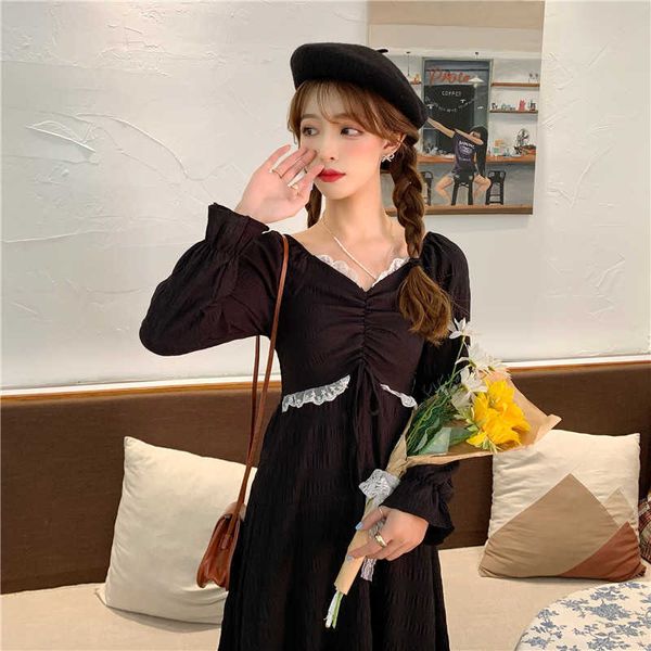 hepburn style small women's early autumn french tea break skirt gentle wind close waist thin drawstring black drs, Black;gray
hepburn style small women's early autumn french tea break skirt gentle wind close waist thin drawstring black drs, Black;gray