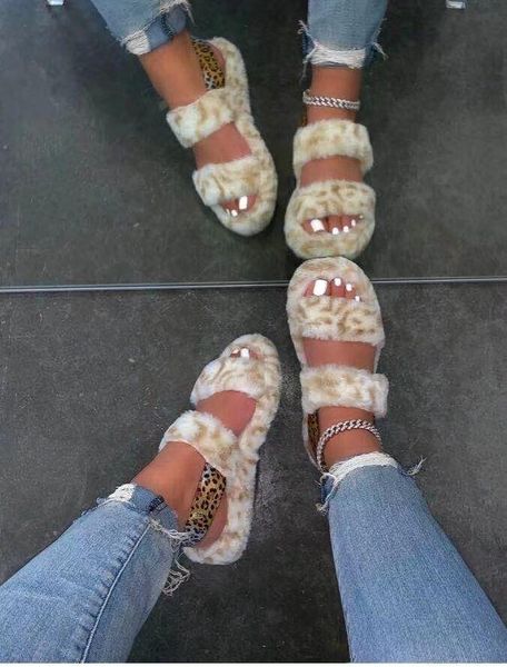 2021 winter double-layer fur comfortable and casual all-matched strap slippers outdoor flat-bottomed non-slip women sandals, Black
2021 winter double-layer fur comfortable and casual all-matched strap slippers outdoor flat-bottomed non-slip women sandals, Black