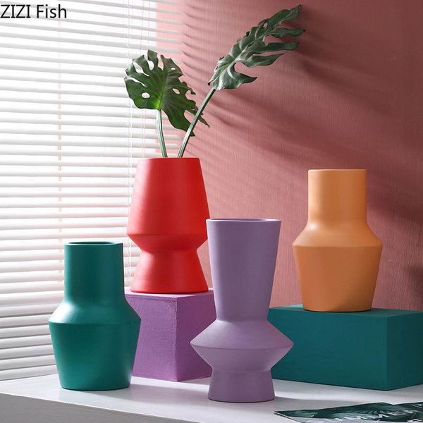 ceramic vase minimalist solid color vases for flowers abstract art desk decoration flower arrangement decorative ornaments
ceramic vase minimalist solid color vases for flowers abstract art desk decoration flower arrangement decorative ornaments