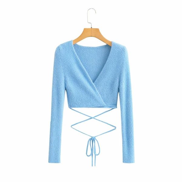 women's knits & tees xeasy 2021 summer women vintage solid streetwear sweater female knitted cardigan v neck bandage slim short, White
women's knits & tees xeasy 2021 summer women vintage solid streetwear sweater female knitted cardigan v neck bandage slim short, White