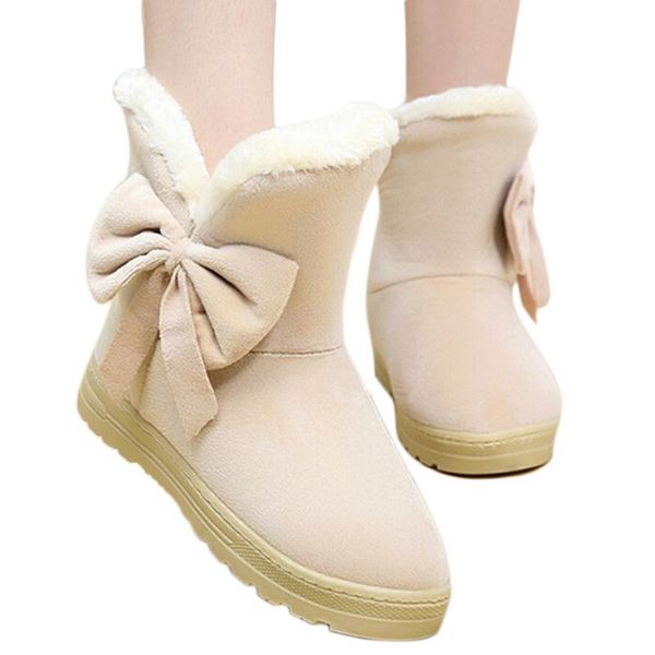 boots style women winter shoes soft comfortable cotton snow female footwear ankle ladies, Black