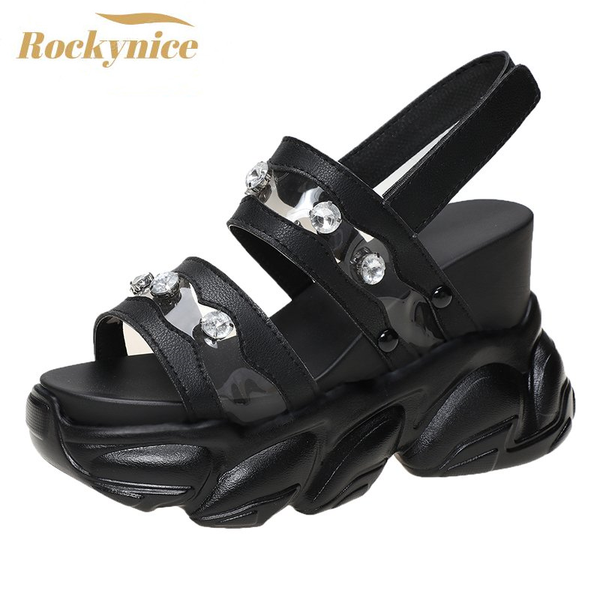 sandals women gladiator shoes 2021 summer peep toe crystal block heel sneakers woman dress ladies leather 10cm high, Black
sandals women gladiator shoes 2021 summer peep toe crystal block heel sneakers woman dress ladies leather 10cm high, Black