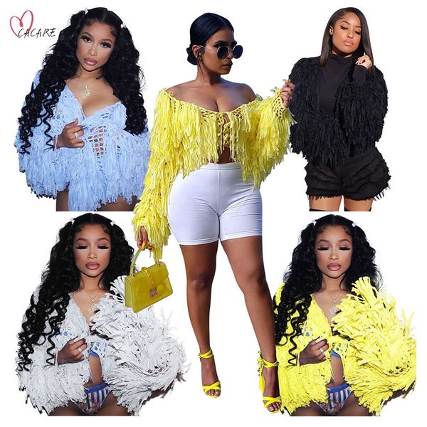 2021 short knitted cardigan female sweater fall women spring autumn fuzzy tassels yellow f0702 cacare, White;black
2021 short knitted cardigan female sweater fall women spring autumn fuzzy tassels yellow f0702 cacare, White;black