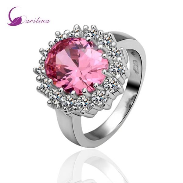 wedding rings fashion white cz pink cubic zirconia women's jewelry silver color filled gift party ring r2105, Slivery;golden
wedding rings fashion white cz pink cubic zirconia women's jewelry silver color filled gift party ring r2105, Slivery;golden