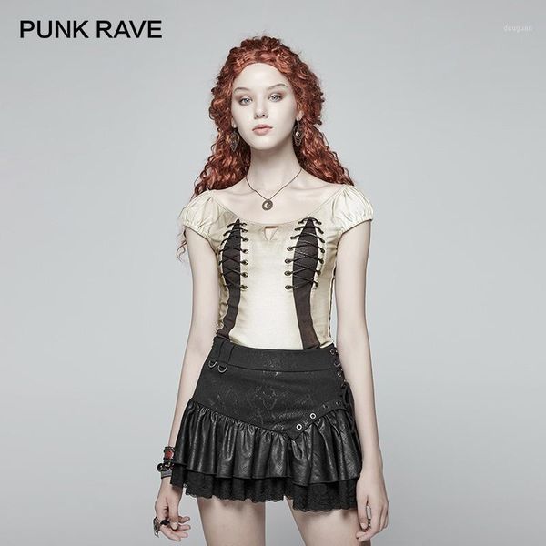 women's t-shirt punk rave steampunk white gothic cotton lacing short sleeve chest metal eyelet pu cord rope-wearing women tees
women's t-shirt punk rave steampunk white gothic cotton lacing short sleeve chest metal eyelet pu cord rope-wearing women tees