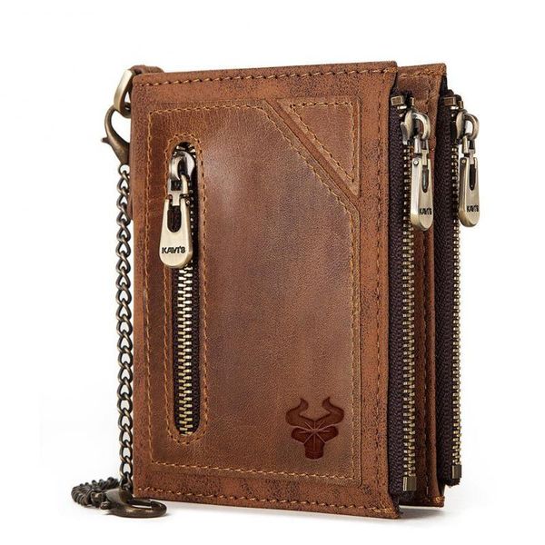 yourseason 2021 men genuine leather rfid anti theft wallets multi function boys double zipper retro cowhide coin purse, Red;black
yourseason 2021 men genuine leather rfid anti theft wallets multi function boys double zipper retro cowhide coin purse, Red;black