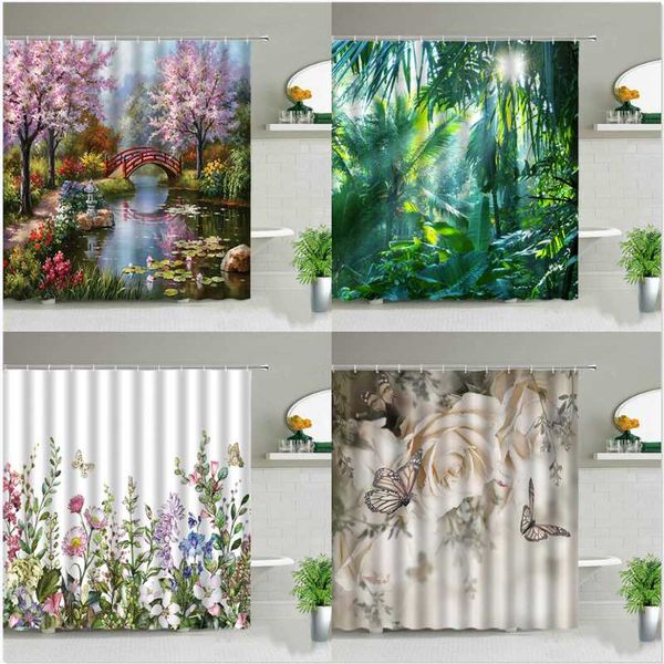 flower butterfly tree landscape shower curtains dandelion rose sunflower tulip scenery waterproof bathroom curtain set with hook
flower butterfly tree landscape shower curtains dandelion rose sunflower tulip scenery waterproof bathroom curtain set with hook