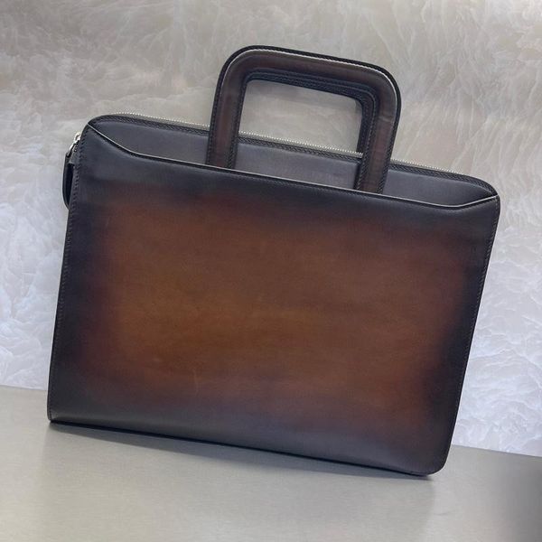 briefcases andonaimi calfskin business casual simple briefcase can turn color men's bags and women's customization
briefcases andonaimi calfskin business casual simple briefcase can turn color men's bags and women's customization