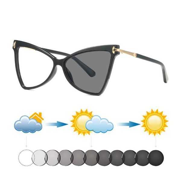 sunglasses women fashion trend tr90 butterfly frame pochromic reading glasses female sun automatic discoloration presbyopic, White;black
sunglasses women fashion trend tr90 butterfly frame pochromic reading glasses female sun automatic discoloration presbyopic, White;black