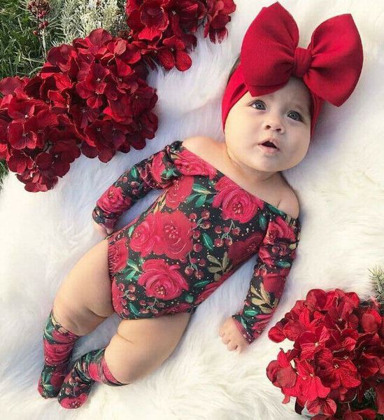 3pcs baby girl floral clothes newborn girls off shoulder long sleeve romper headband socks outfits set infant kid 0-24m, White
3pcs baby girl floral clothes newborn girls off shoulder long sleeve romper headband socks outfits set infant kid 0-24m, White