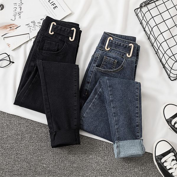 casual female brem 2021 fall and new winter all-match waist high strain jeans thin velvet pencil pants 52va, Blue
casual female brem 2021 fall and new winter all-match waist high strain jeans thin velvet pencil pants 52va, Blue