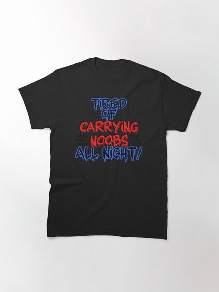 women's t-shirt t shirt women carrying noobs classic, White