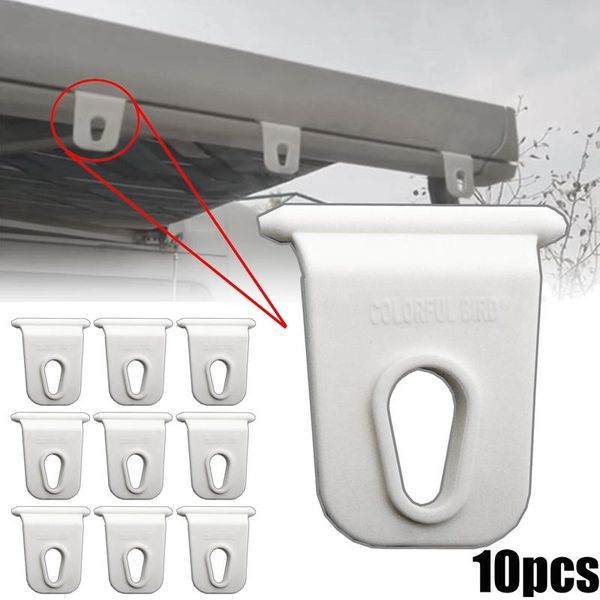 parts 10pcs universal white rv awning hook hanging clothes party light holder for caravan camper outdoor camping
parts 10pcs universal white rv awning hook hanging clothes party light holder for caravan camper outdoor camping