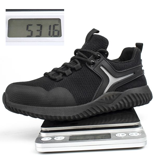 reflective safety shoes men steel toe work shoes anti-smash anti-puncture work sneakers men indestructible work protective shoes, Black
reflective safety shoes men steel toe work shoes anti-smash anti-puncture work sneakers men indestructible work protective shoes, Black